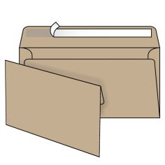 Конверты Е65 (0+0) крафт СКЛ (800 шт. в уп.)