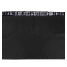 Кур'єрські поліетиленові пакети ЧОРНІ 600х400 мм + 40 мм (клапан) (500 шт. в уп.)