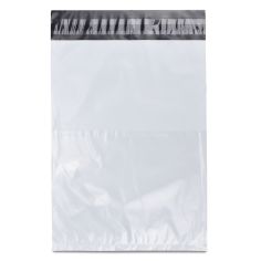 Кур'єрські поліетиленові пакети 240х320 мм + 40 мм (клапан) з прозорою кишенею для супровідних документів (1000 шт. в уп.)