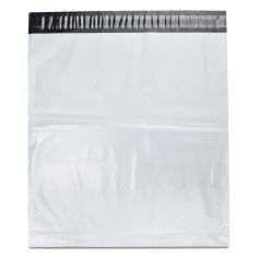 Кур'єрські поліетиленові пакети 380х400 мм + 40 мм (клапан) з прозорою кишенею для супровідних документів (1000 шт. в уп.)