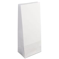 Крафт пакеты 13x8x31 белые без ручек