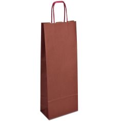 Пакет 15x08x40 бордовый под бутылку для вина