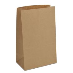 Крафт пакеты 15x9x24 коричневые без ручек