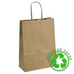 Бумажный пакет 18х08х25 с витыми ручками