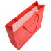 Бумажный пакет 32х10х27 красный с ручками - Фото - 2