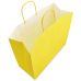 Крафт пакет 32x13x28 желтый с витыми ручками - Фото - 2