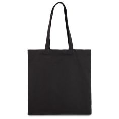 Эко-сумка из хлопка ЧЕРНАЯ (38х40 см) 220 г/кв.м