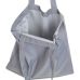 Еко-сумка сіра світловідбивна з плащової тканини (38х40 см)  - Фото - 3