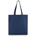 Еко-сумка синя з плащової тканини (38х40 см) 
