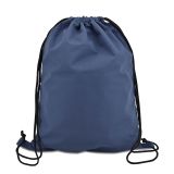 Еко-рюкзак синій з плащової тканини  (35х45 см) 