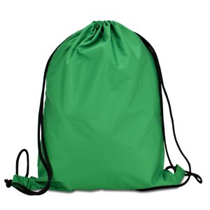 Эко-рюкзак из плащевки зеленый (35х45 см)  - Фото - 1