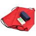Эко-рюкзак из плащевки красный (35х45 см)  - Фото - 5