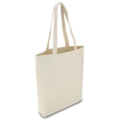 Эко-сумка из хлопка (35х38х7(дно) см) 220г/кв.м