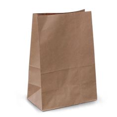 Крафт пакеты 19х12х29 коричневые без ручек