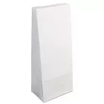 Крафт пакеты 13x8x31 белые без ручек