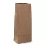 Крафт пакеты 13x8x31 коричневые без ручек